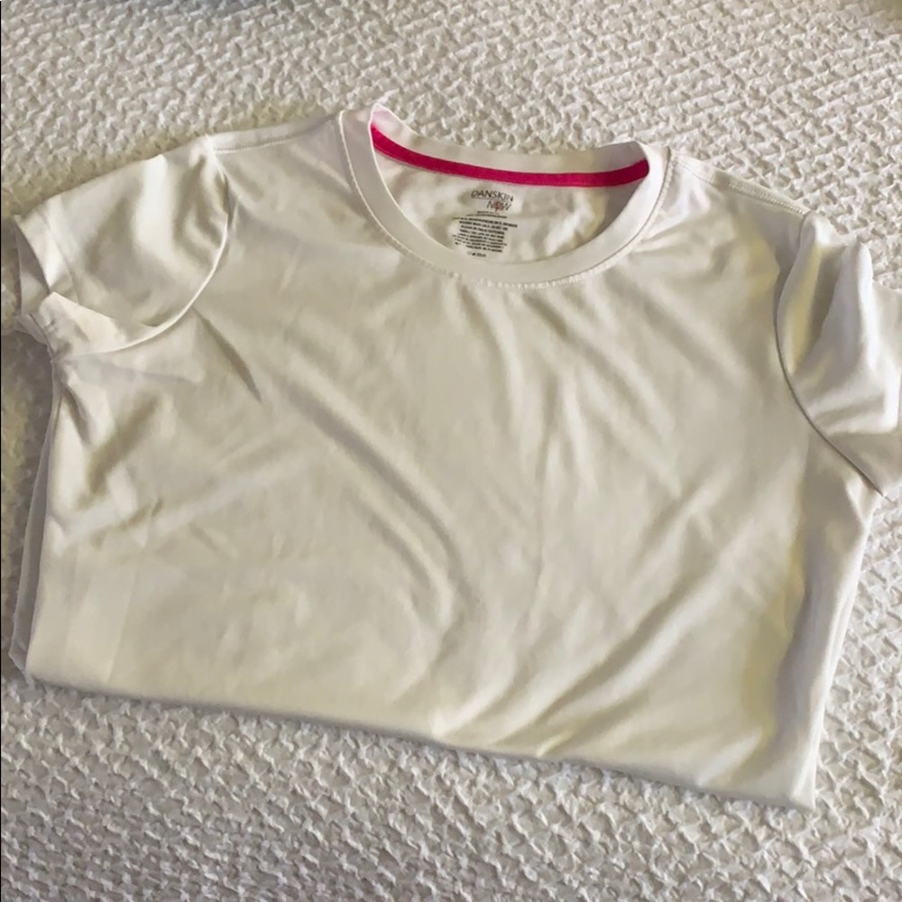 Dri fit White Workout short sleeve